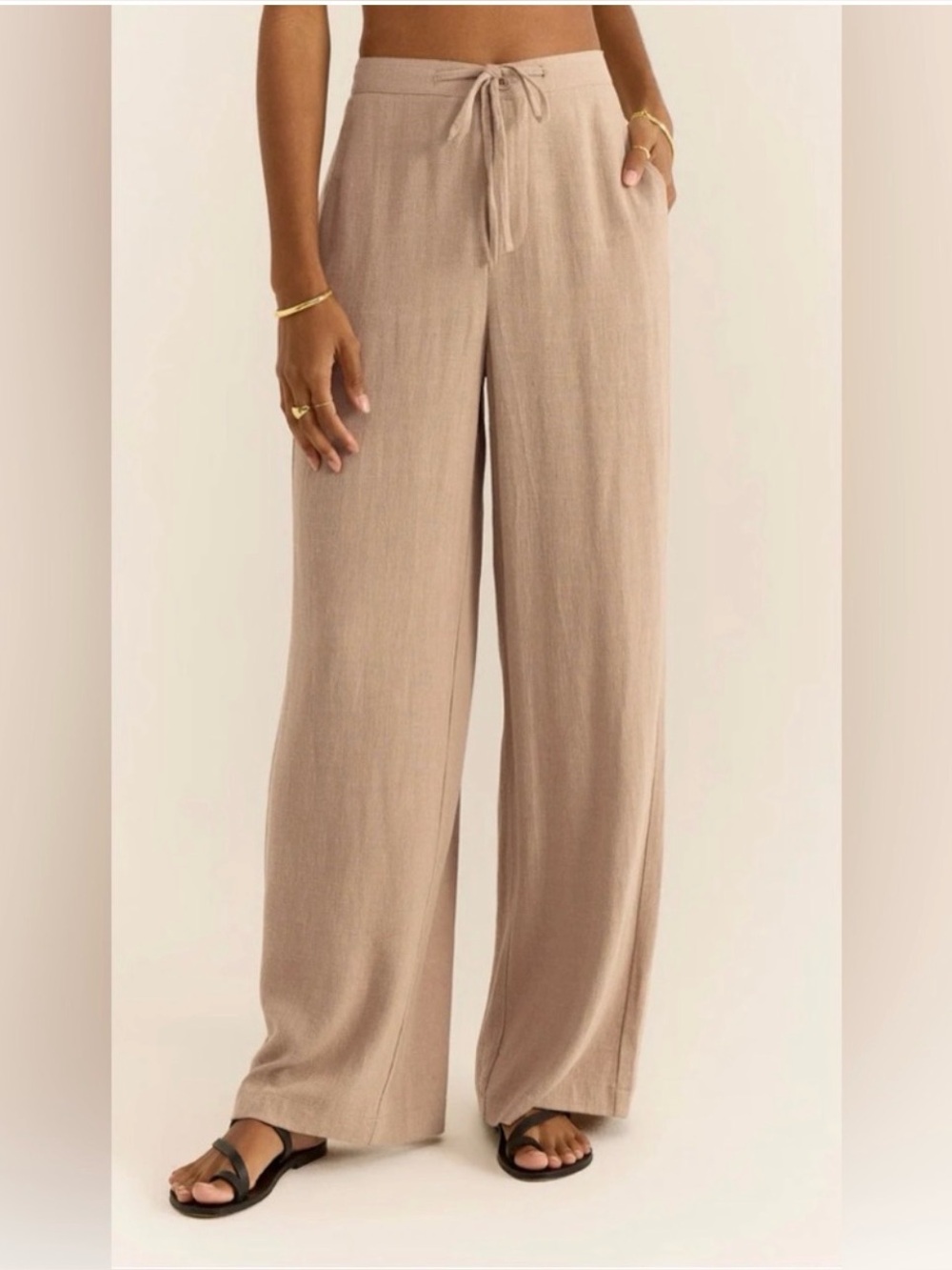 NWT Z Supply Cortez Pants in Warm Sands High Waisted Size Medium